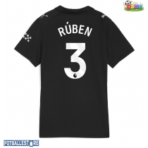 Manchester City Ruben Dias #3 Bortedrakt Dame 2025-26 Kortermet